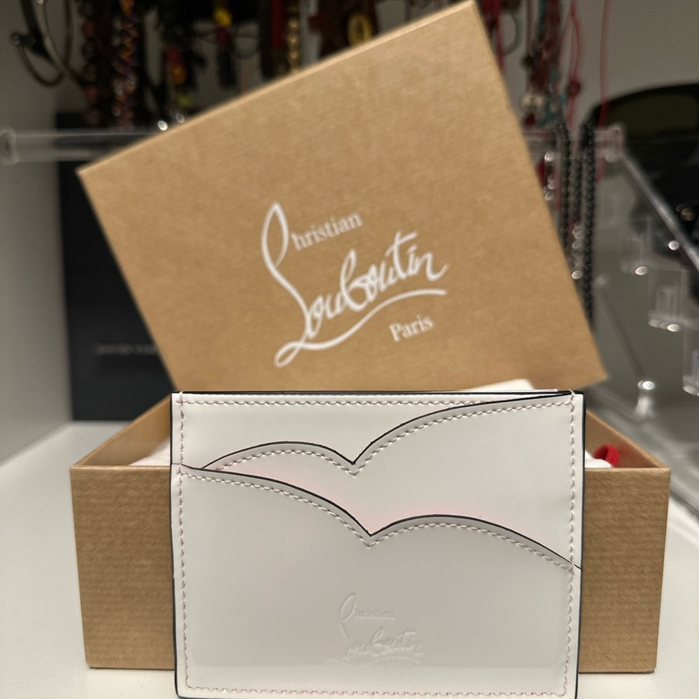 Christian Louboutin White Card Holder